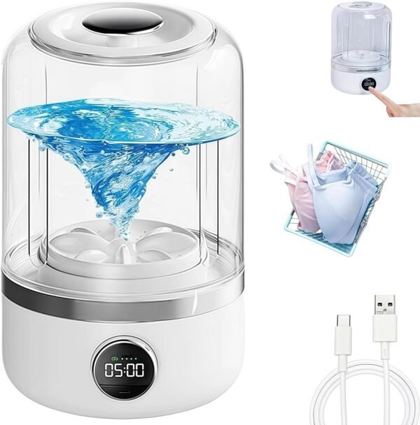 🌟 SmartWave Portable Washer